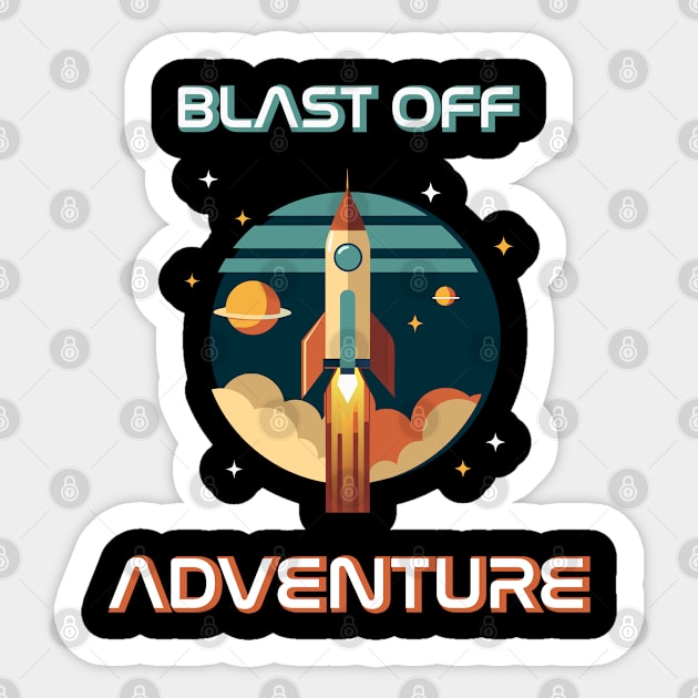 Blast Off Adventure Sticker by TurnEffect